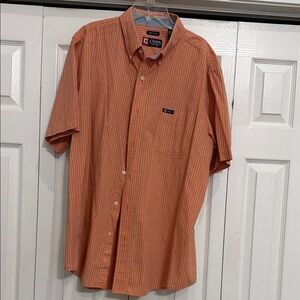 Men’s used short sleeve button up shirt